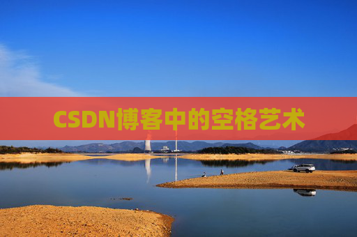 CSDN博客中的空格艺术